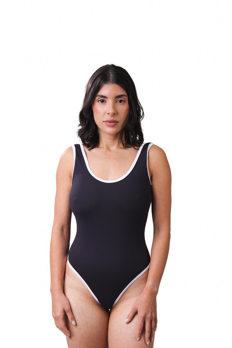 Body Tradicional IMAVI — Preto com viés